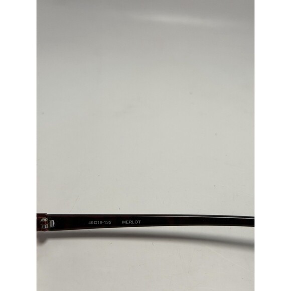 Alexander Julian Domett Eyeglasses Frames Only 49-18-135 Merlot Red Black - Picture 3 of 6